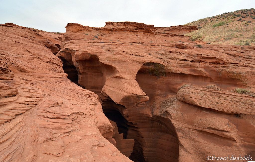 Lower Antelope Canyon top