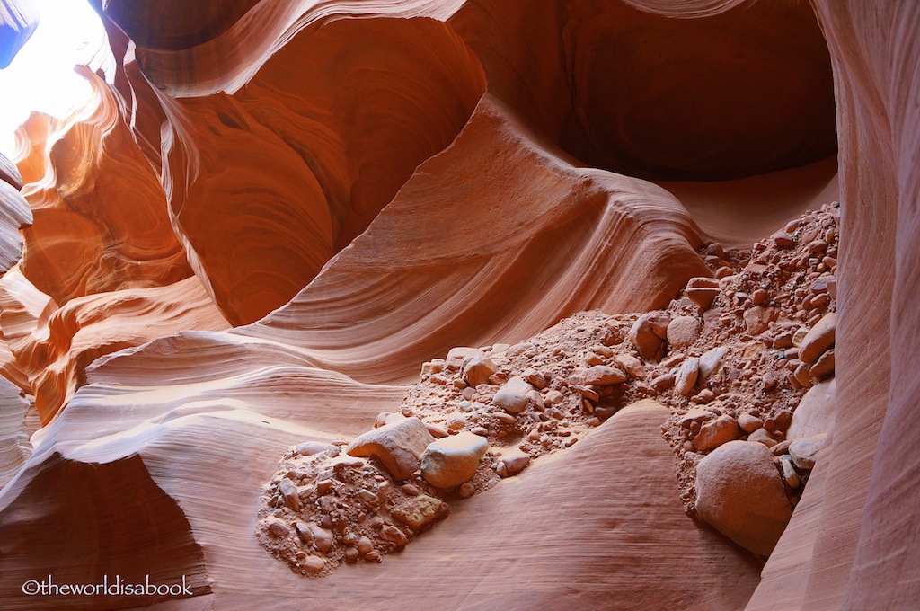 Lower antelope canyon break