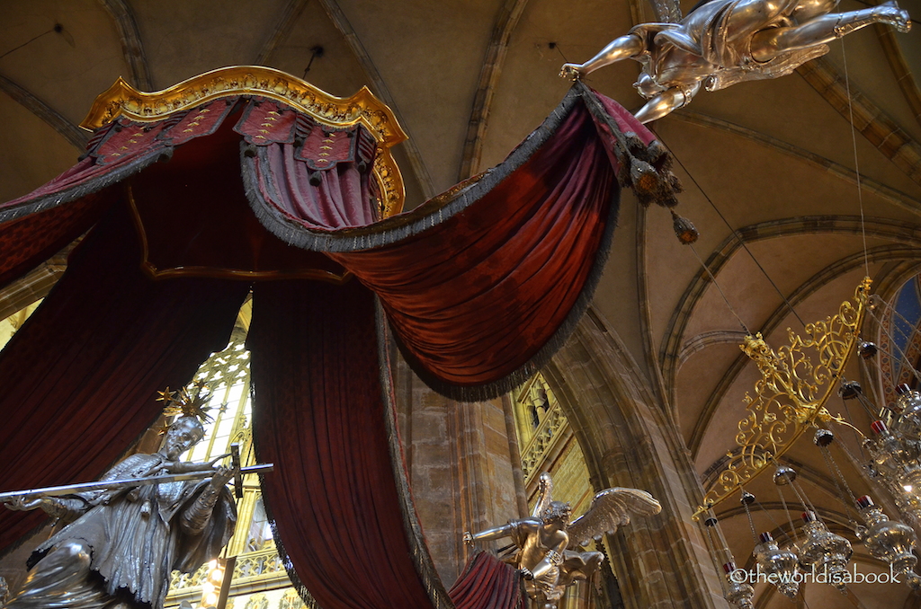 St Vitus Cathedral Nepomuk statue