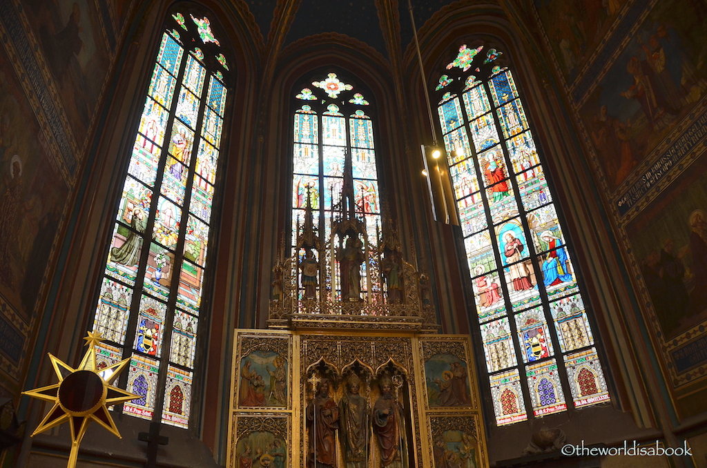 St Vitus Cathedral stained glass windows