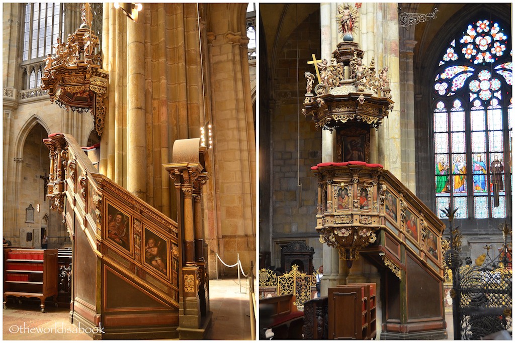 St Vitus Cathedral pulpits