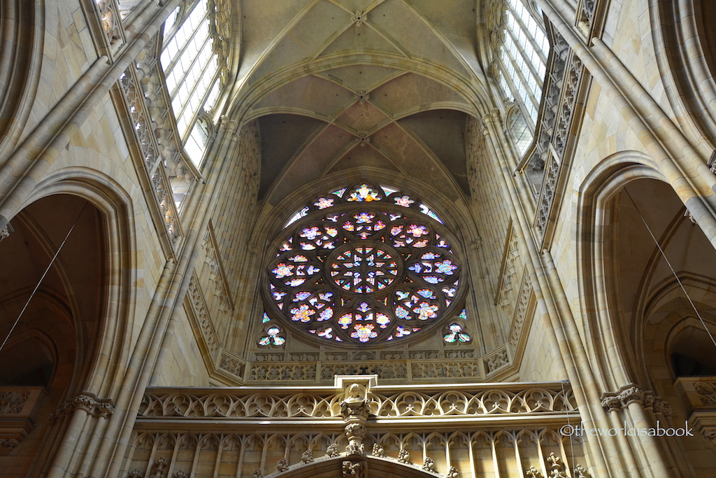 St Vitus rose window