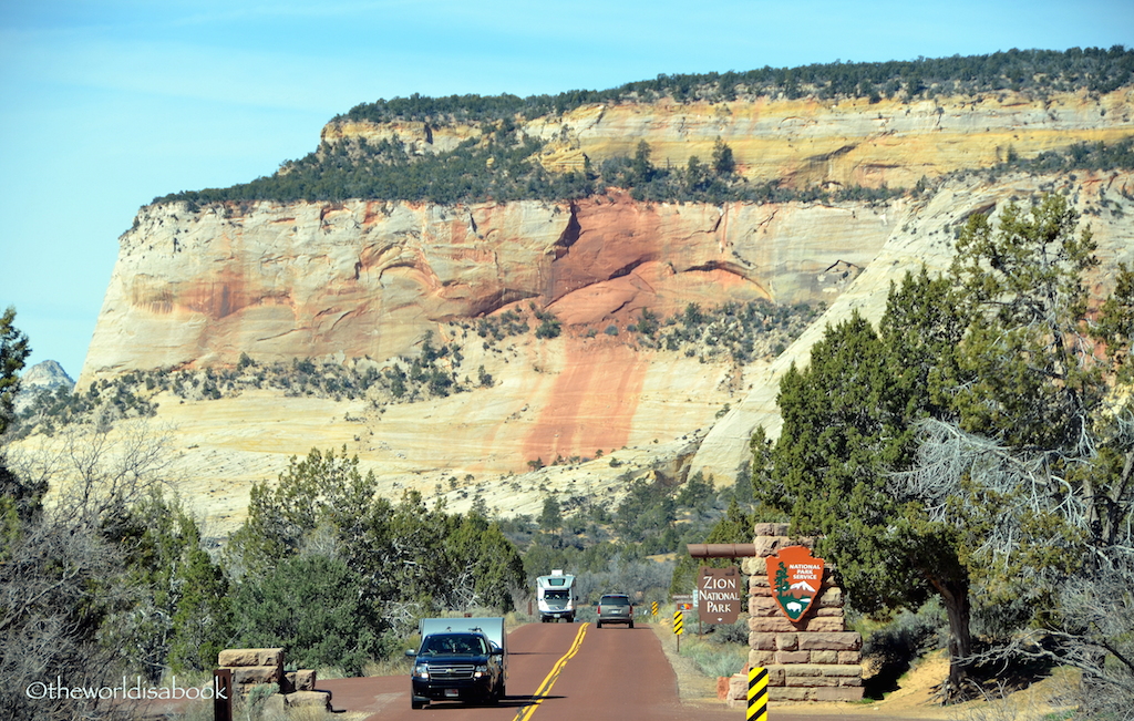 Zion National Park sign