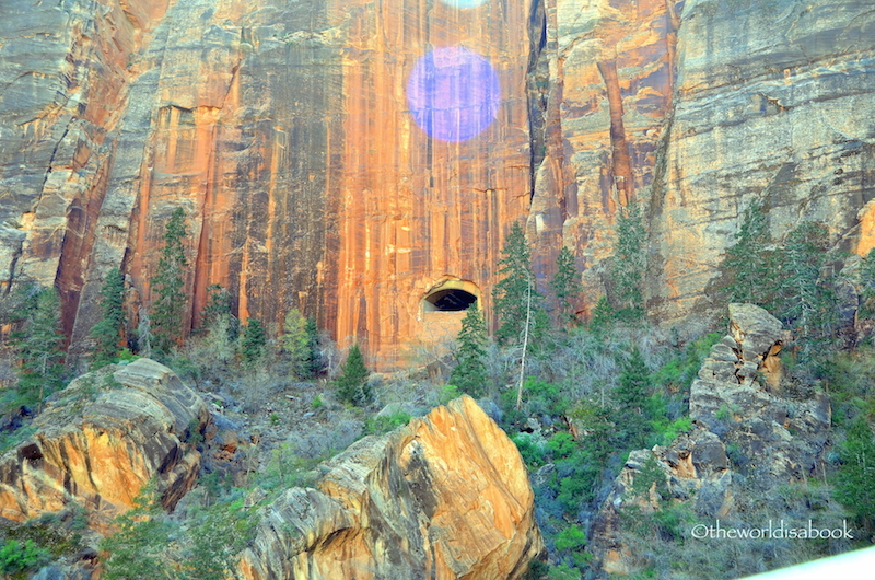Zion National Park tunnel window
