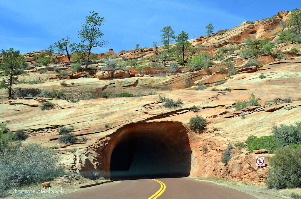 Zion National Park tunnel