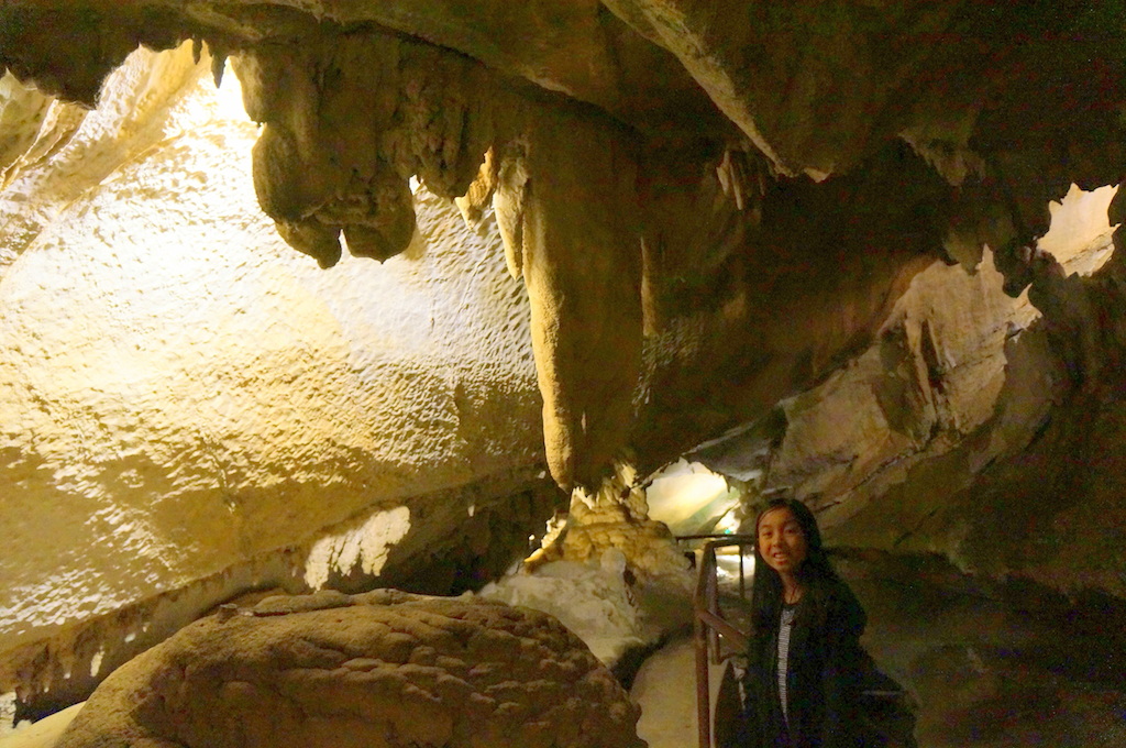 Boyden Cavern with kids