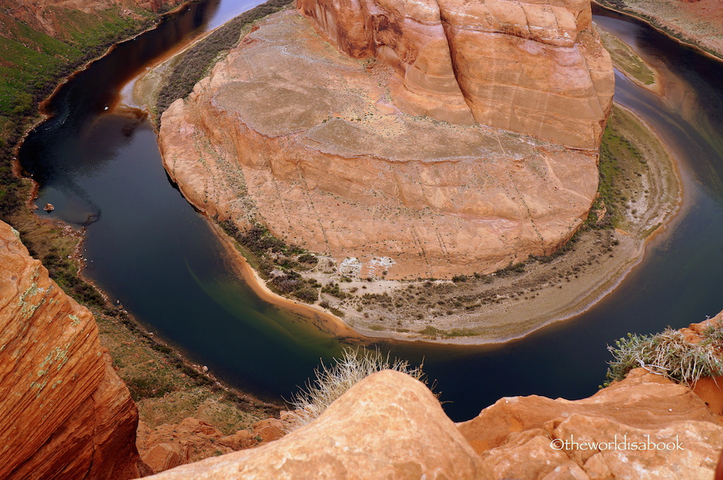 Horseshoe Bend dropoff