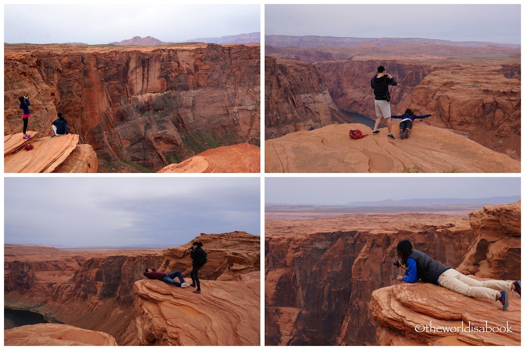 Horseshoe Bend with tourists