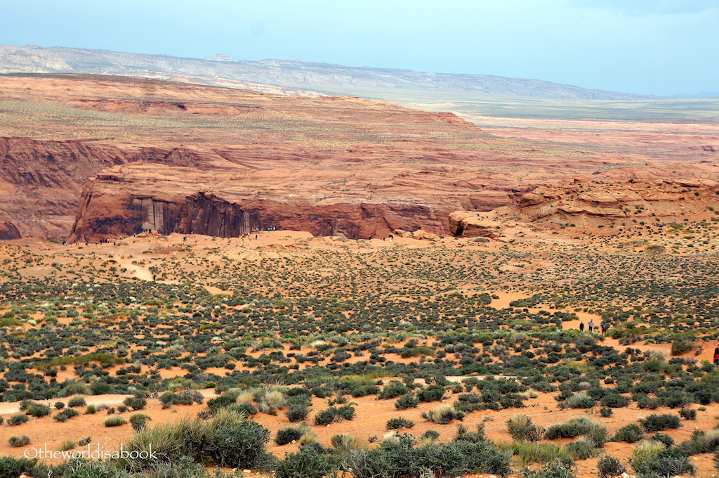 Horseshoe bend Arizona trail