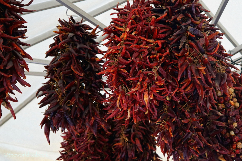 Viktualienmarkt peppers ristras