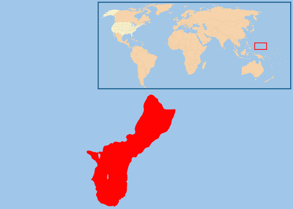 Guam Map