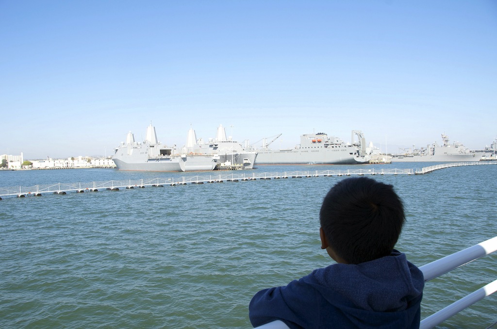 San Diego boat tour with kids