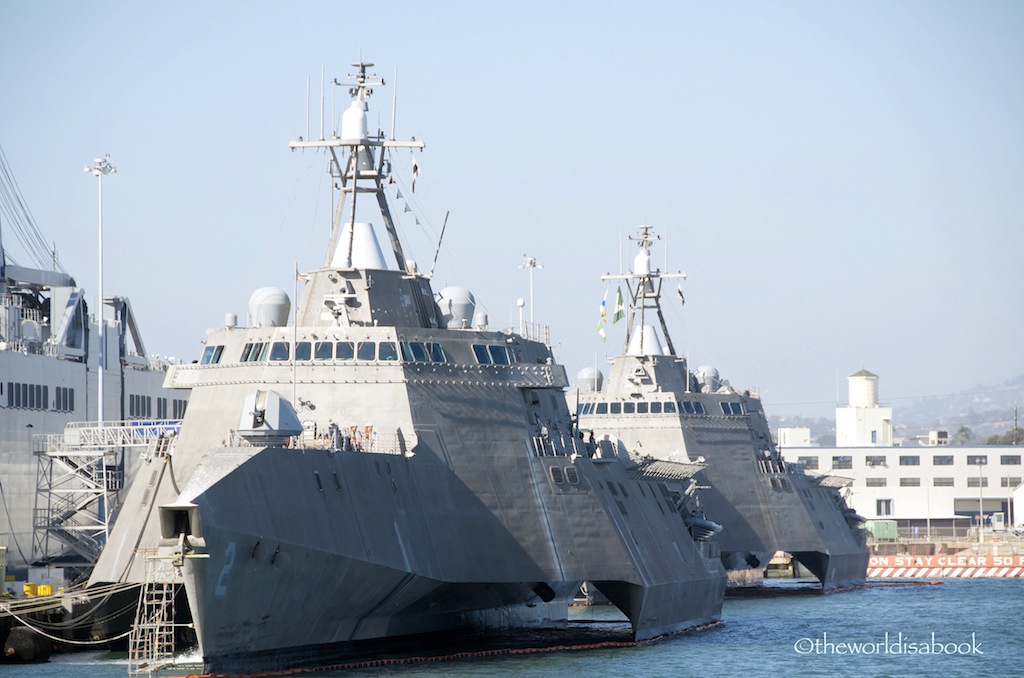 San Diego military ships