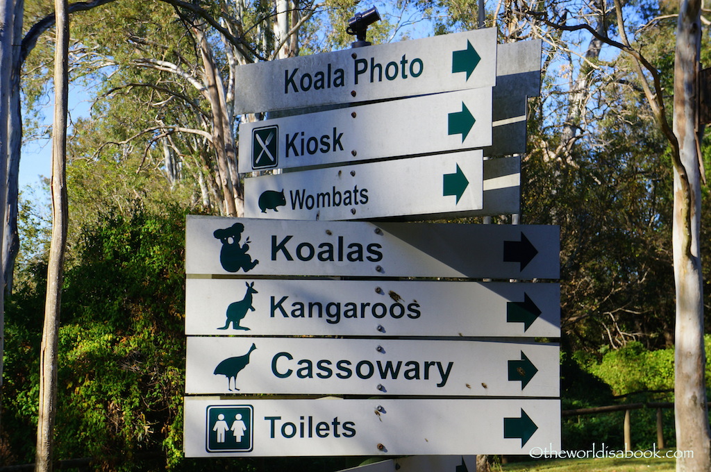 Lone Pine Koala Sanctuary sign