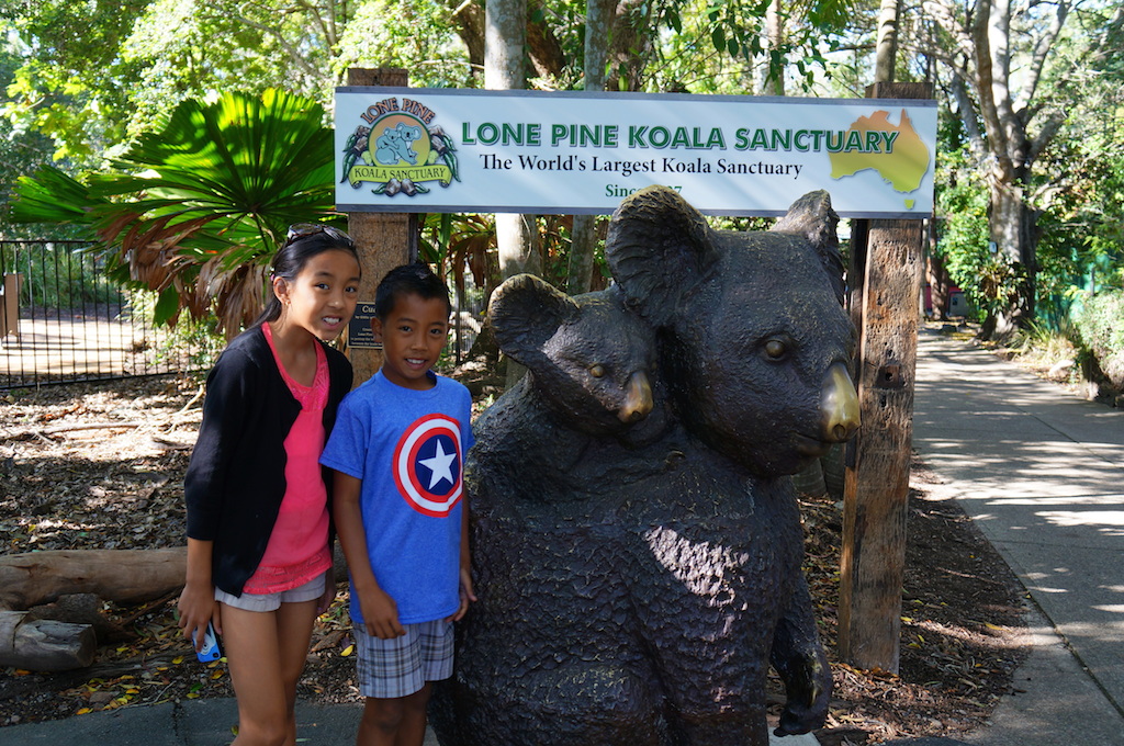 Lone Pine Koala Sanctuary with kids