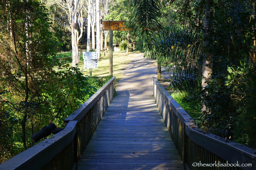Lone Pine Koala sanctuary bridge