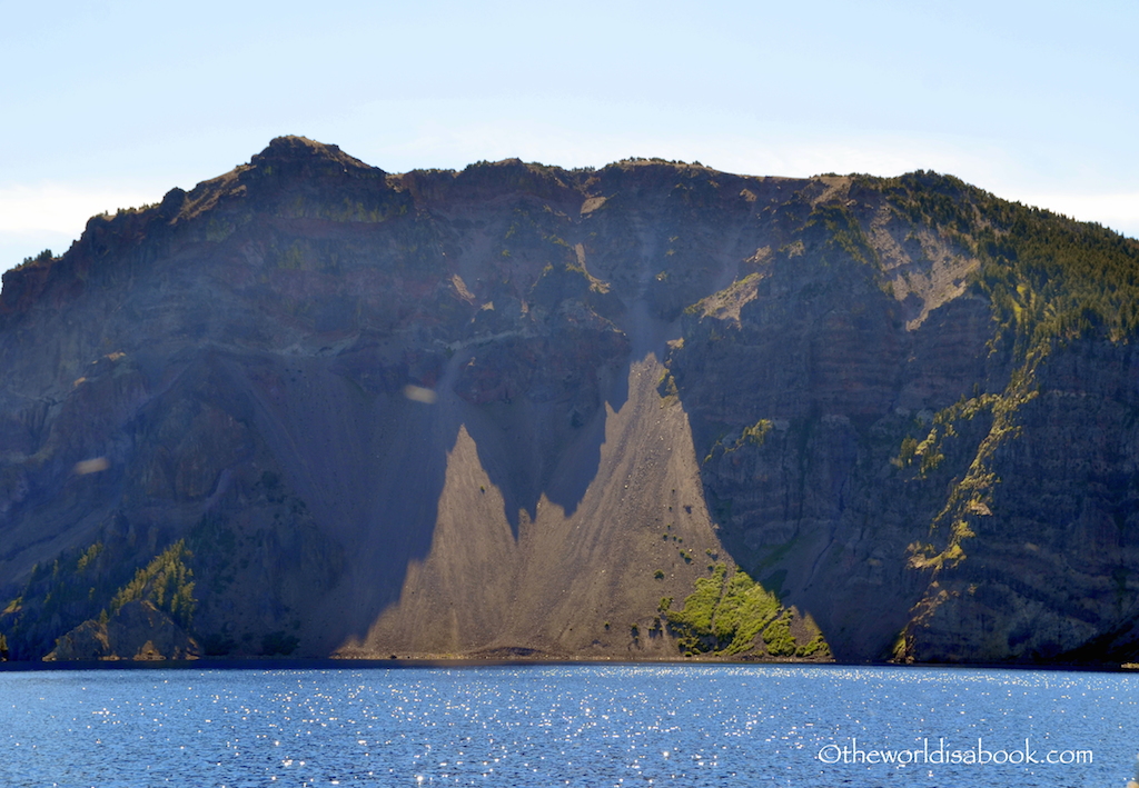 Crater Lake National Park shadow