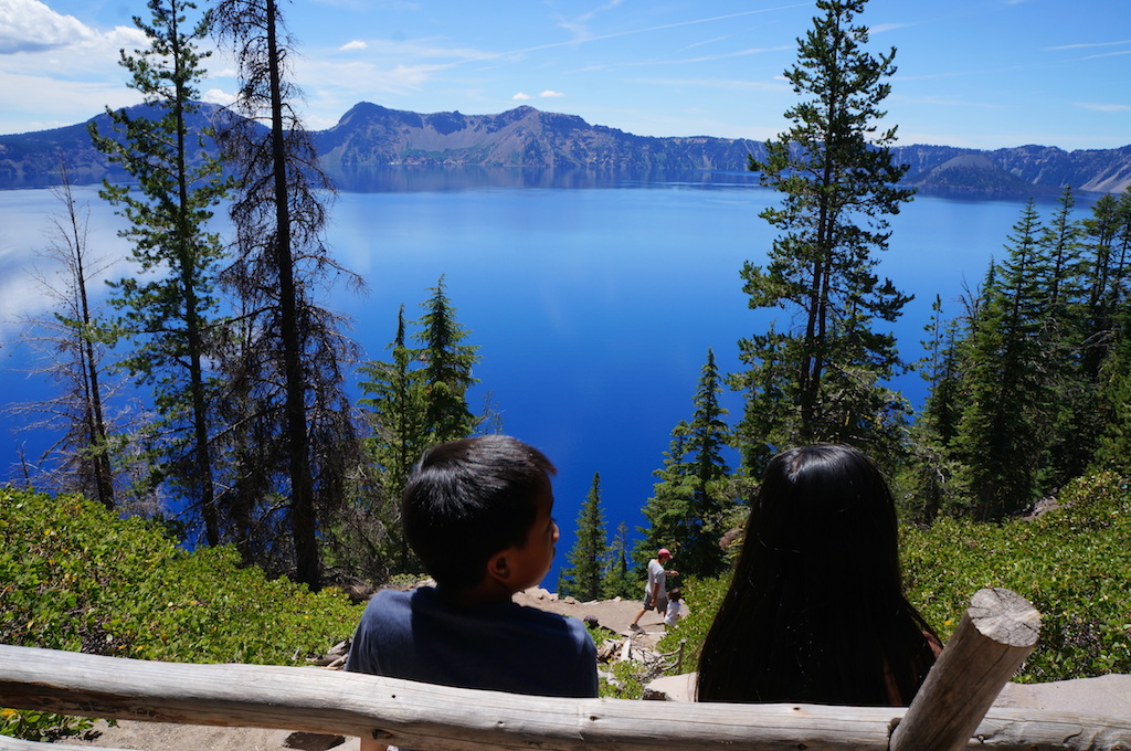 Crater Lake National Park with kids
