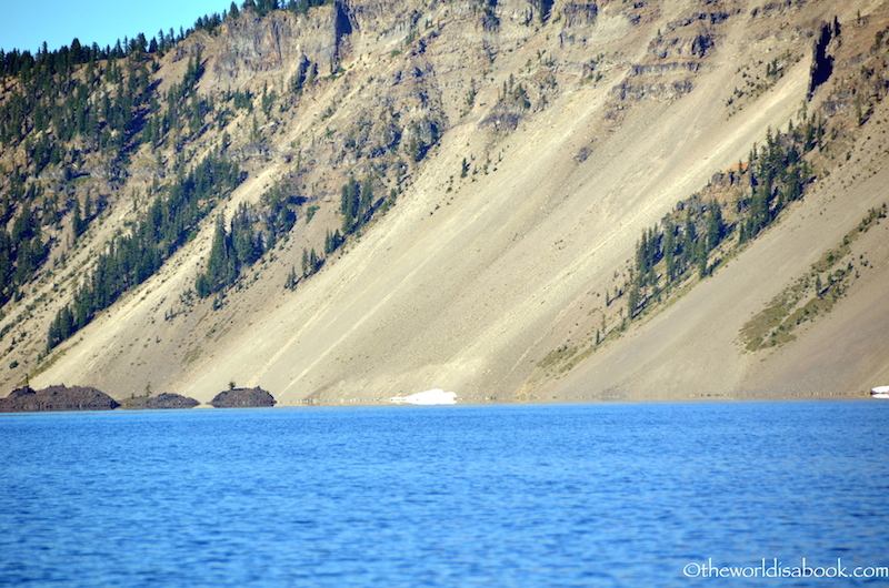 Crater Lake national Park snow