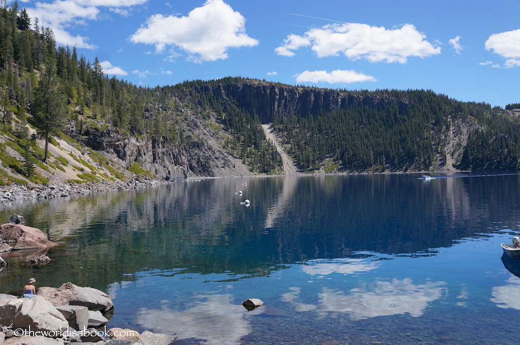 Crater Lake shoreline