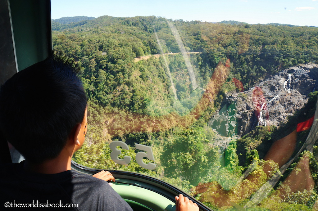 Skyrail Rainforest Cableway with kids