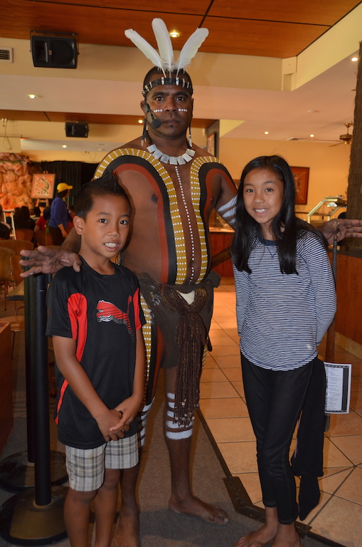 Tjapukai Aboriginal park dancer