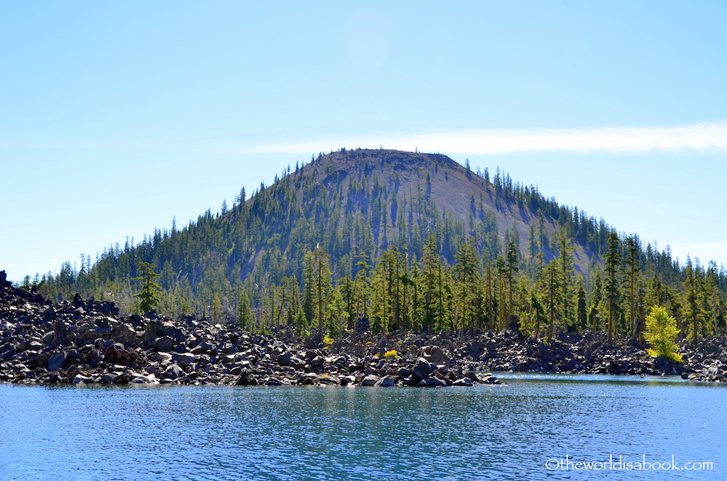 Wizard Island Crater Lake rocks