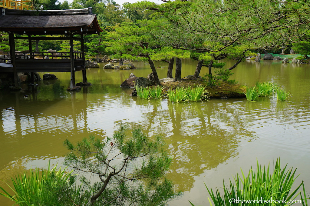 Kinkakuji pond kyoto