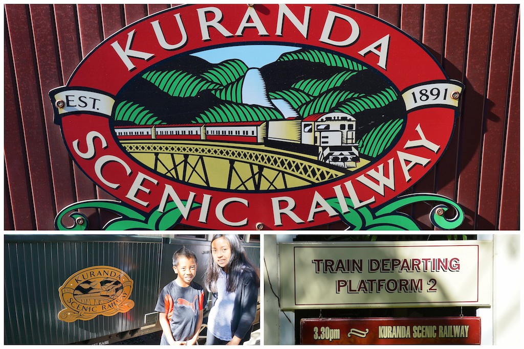 Kuranda scenic Railway with kids