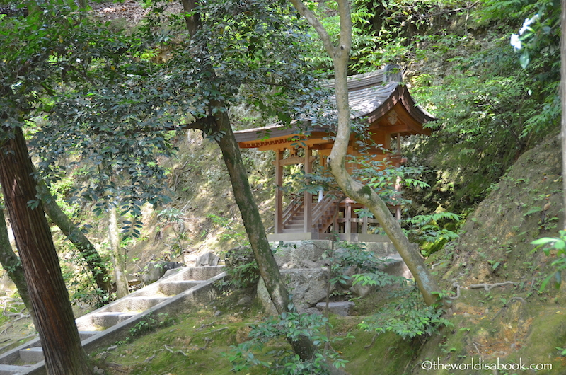 Kyoto Golden Pavilion stairs