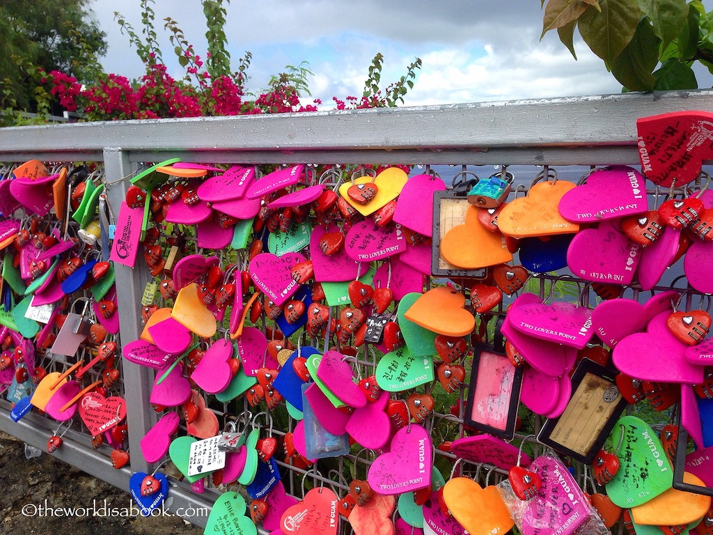 Two Lovers Point love locks Guam