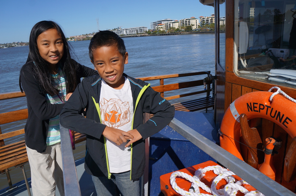Brisbane City River Cruises with kids