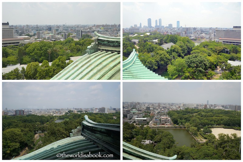 Nagoya Castle observation tower views