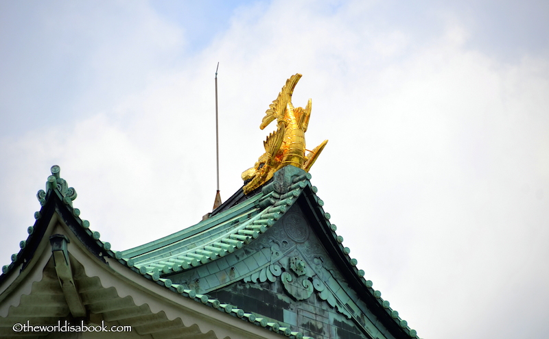 Nagoya castle golden dolphin
