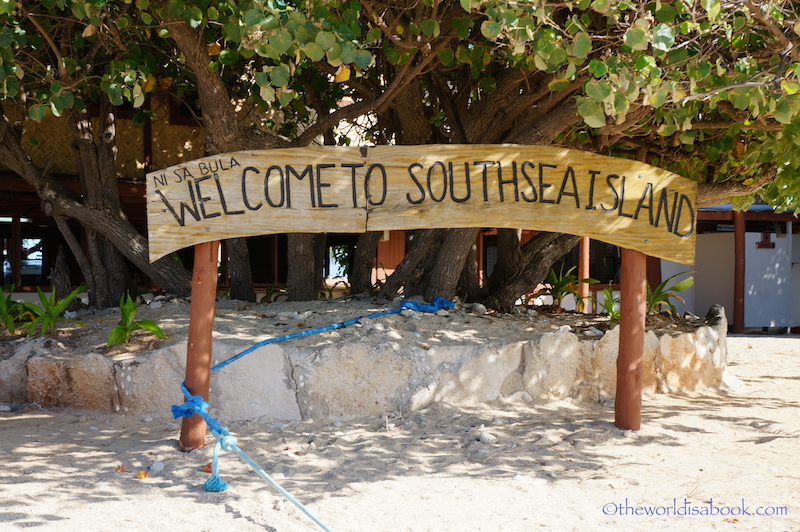 South Sea Island Fiji sign