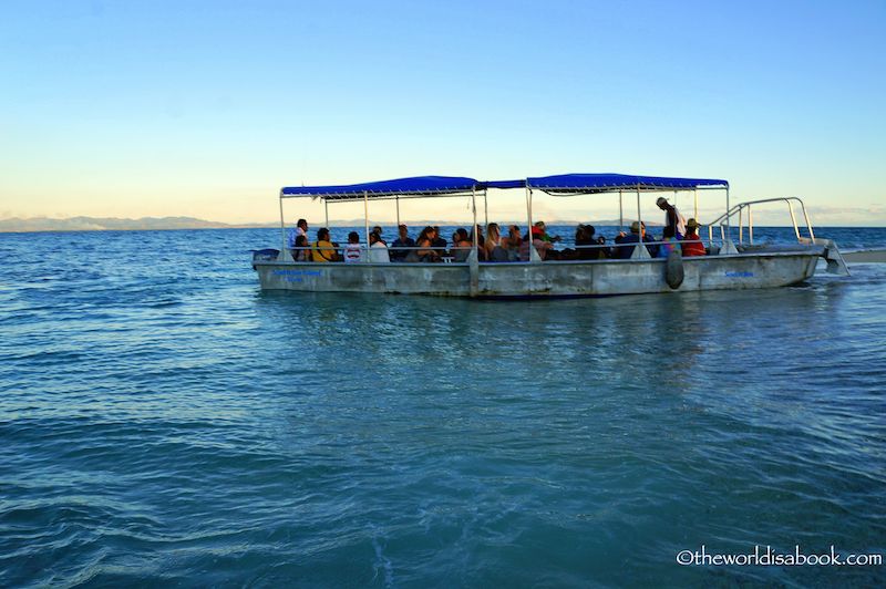 South Sea Island boat Fiji