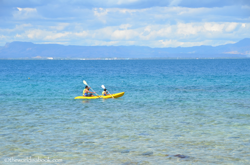 South sea island fiji with kids