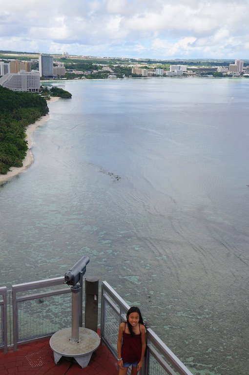 Two Lovers Point Guam with kids