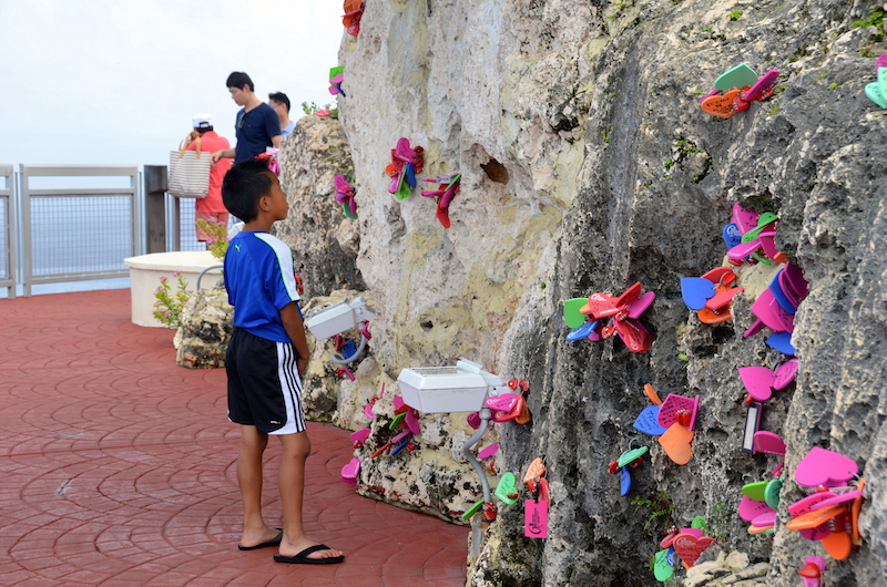 Two Lovers Point love locks Guam