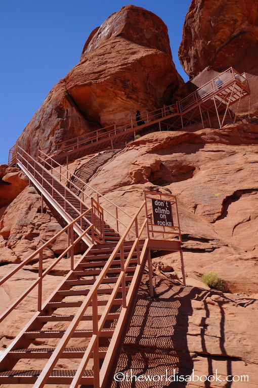 Atlatl rock Valley of fire state park