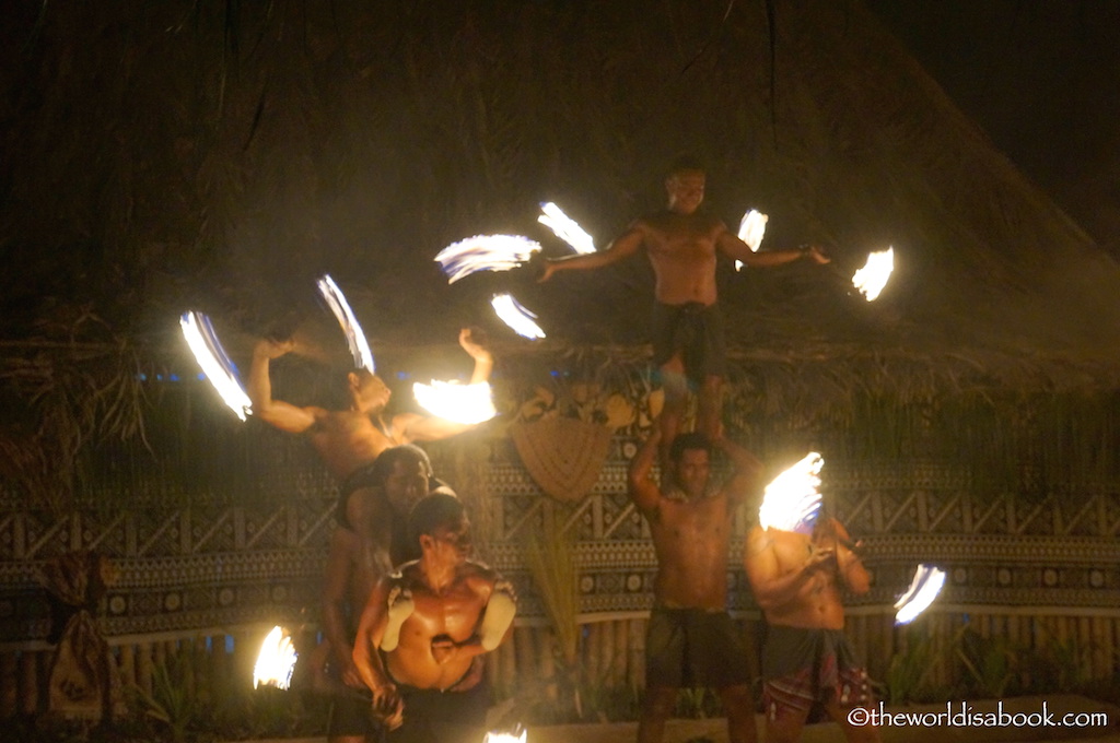 Fiji fire dancers