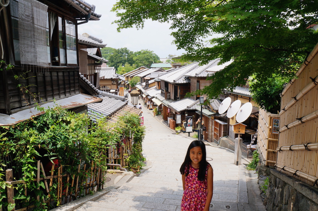 Higashiyama Kyoto with kids