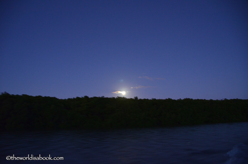 Robinson Crusoe Island Fiji moon