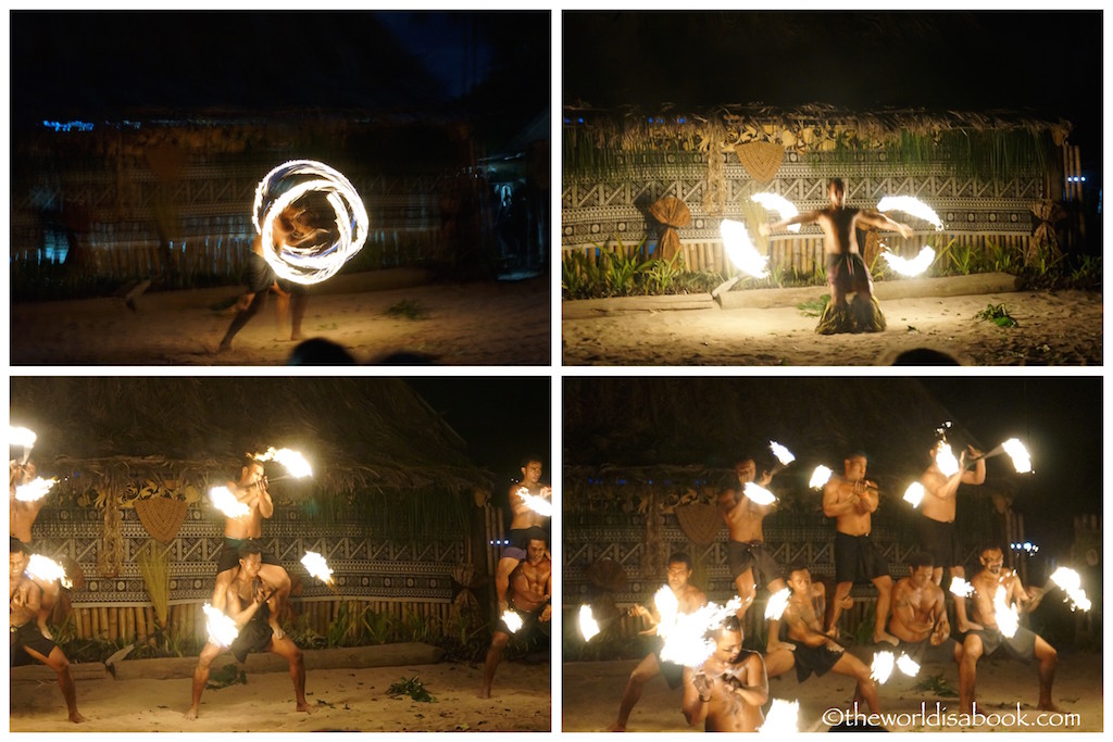 Robinson Crusoe Island Fire dancers