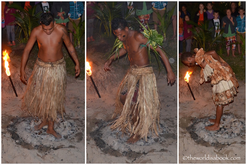 Robinson Crusoe Island fire walking