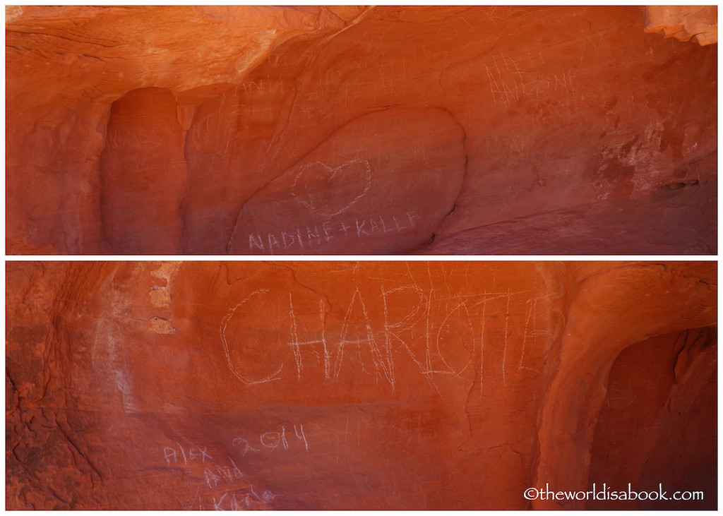 Valley of Fire State Park graffiti