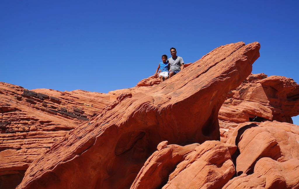 Valley of Fire State Park with kids