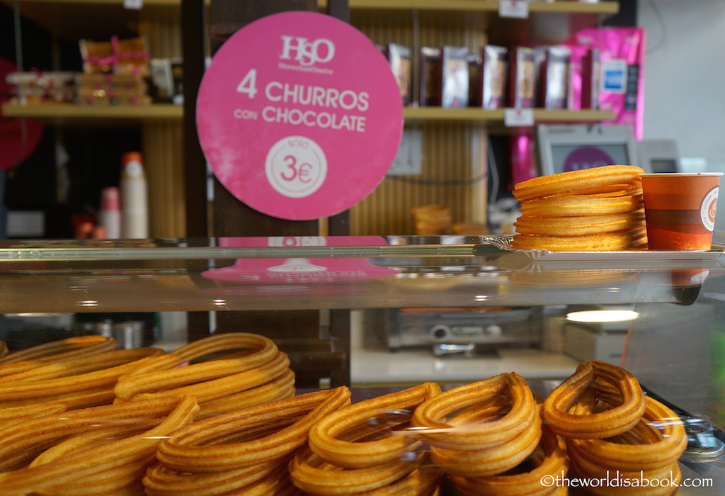 Churros con chocolate