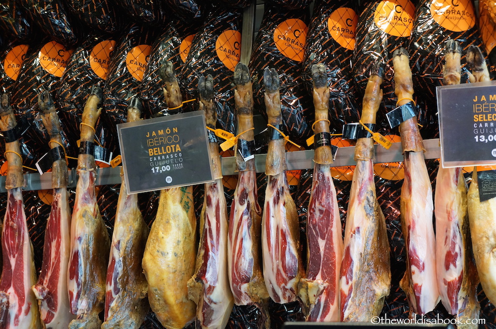 Mercado de San Miguel jamon