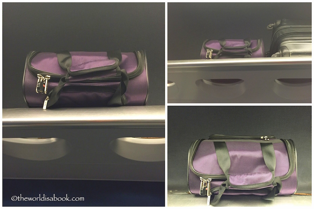 Travelon carryon on train